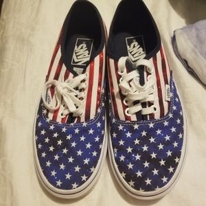 American flag Vans